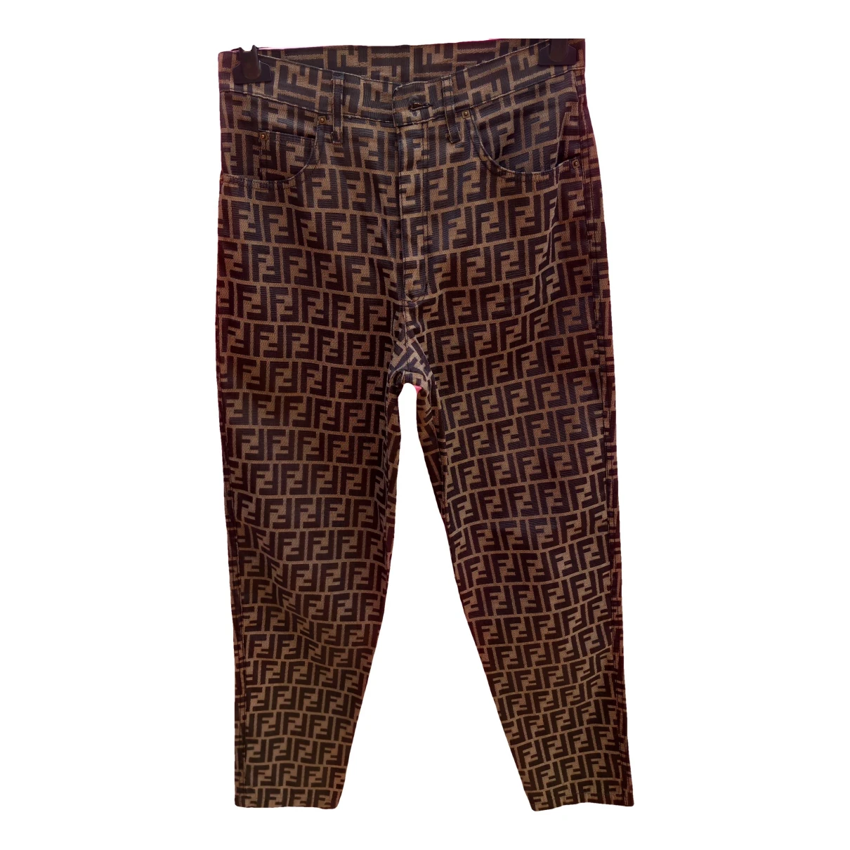 Pre-owned Fendi Straight Pants In Other