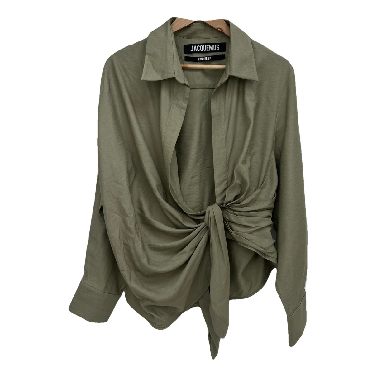 Pre-owned Jacquemus L'année 97 Blouse In Green