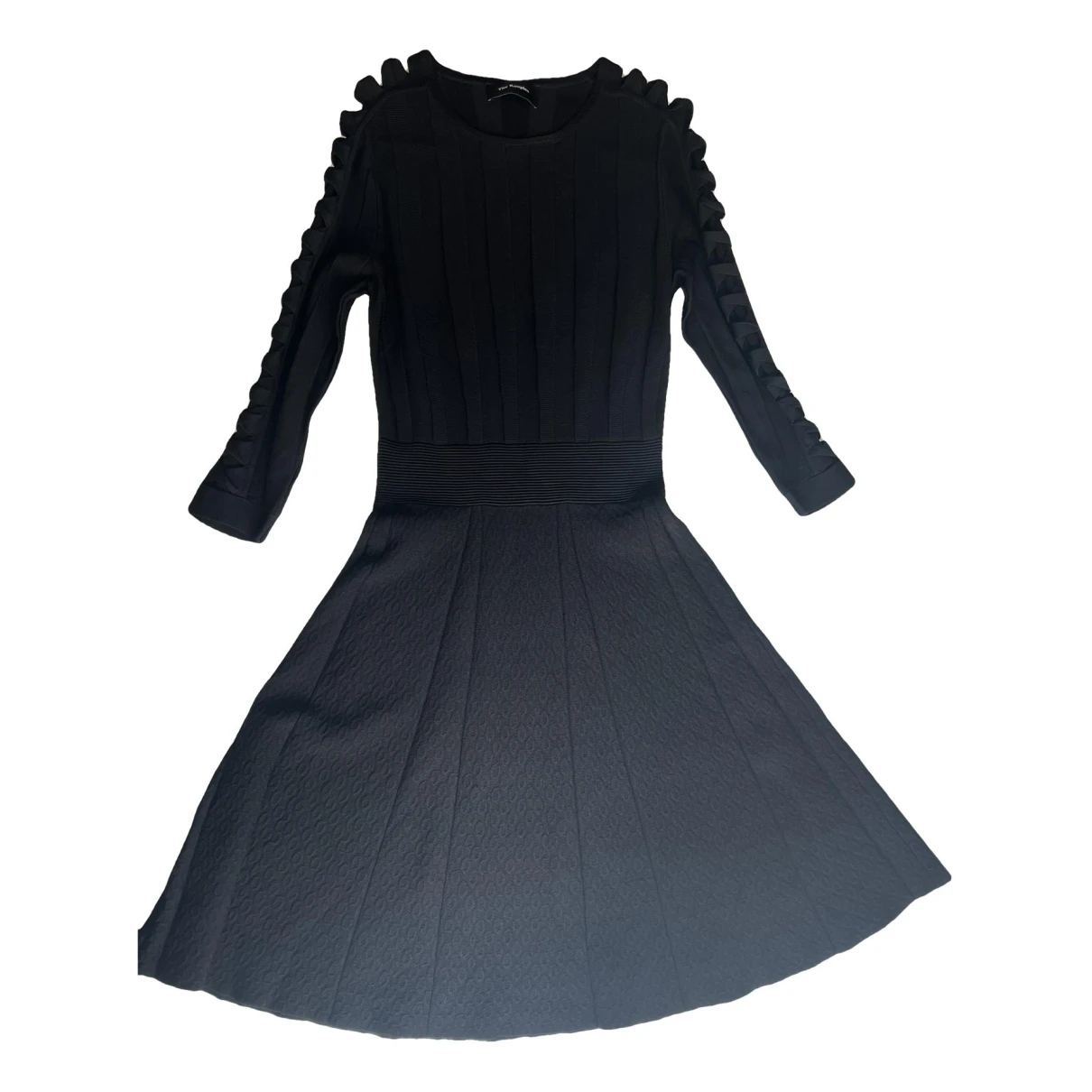 Pre-owned The Kooples Mini Dress In Black
