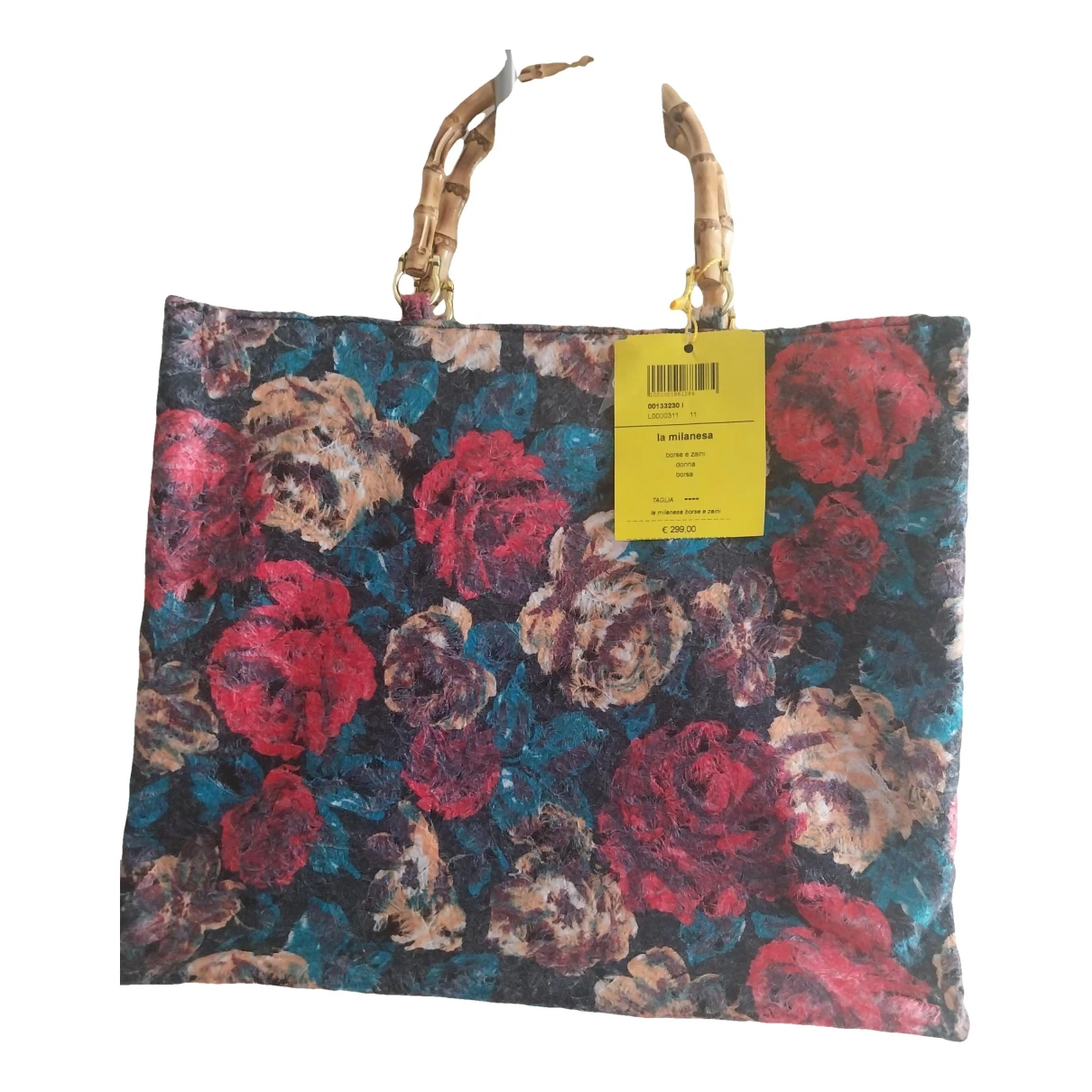 Pre-owned La Milanesa Wool Handbag In Multicolour