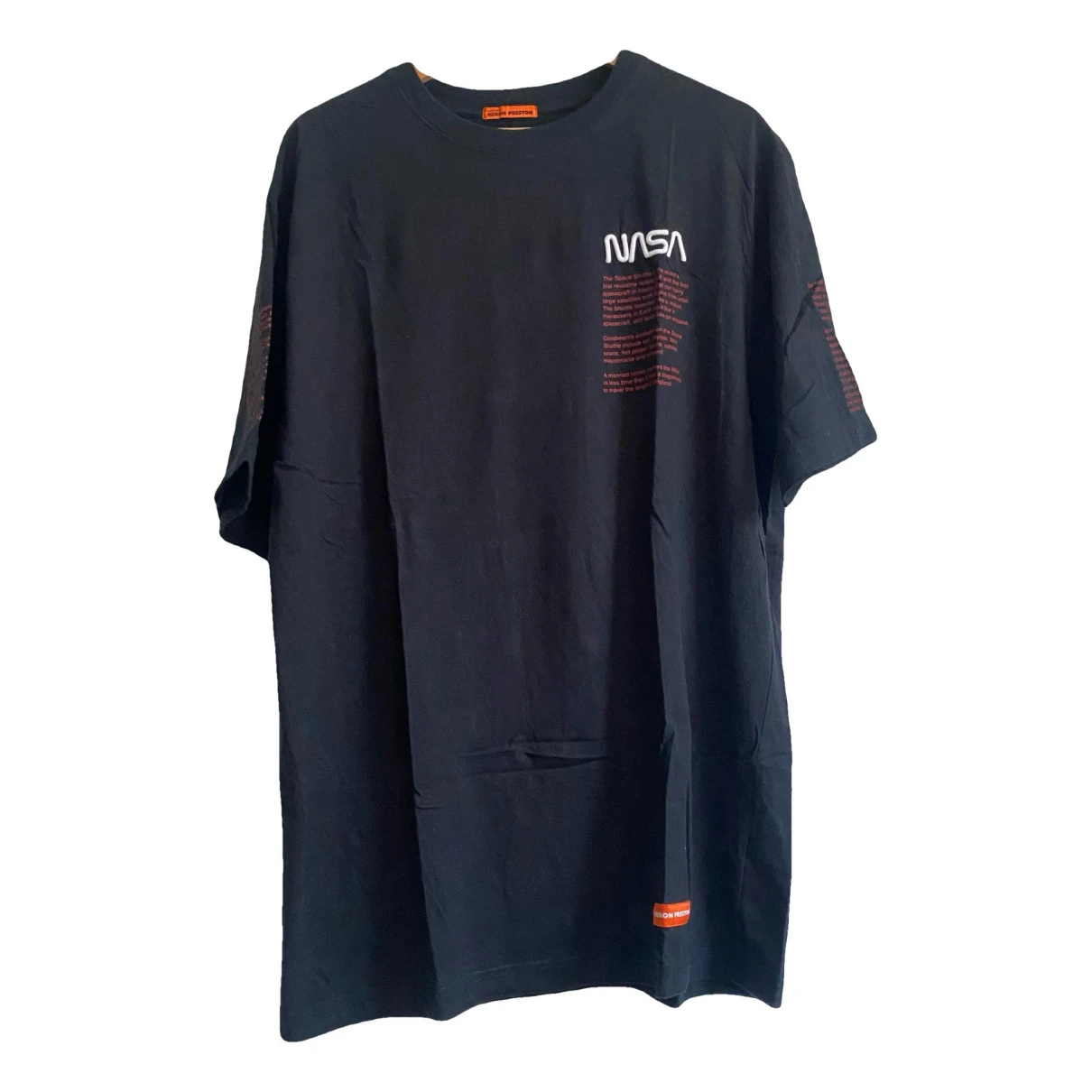 Pre-owned Heron Preston T-shirt In Black