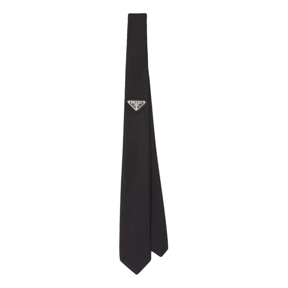 Pre-owned Prada Tie In Black