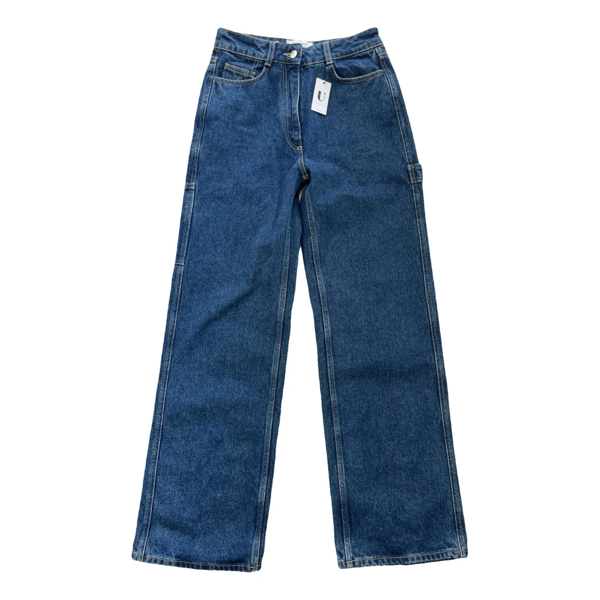 Pre-owned Saks Potts Boyfriend Jeans In Blue
