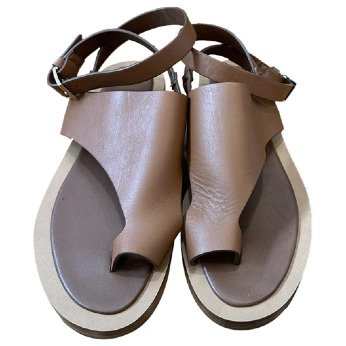 shoes Max Mara sandals for Female Leather 38 EU. Used condition