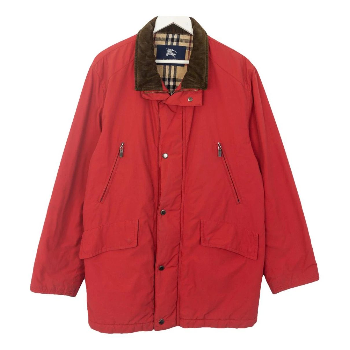 Pre-owned Burberry Dufflecoat In Red