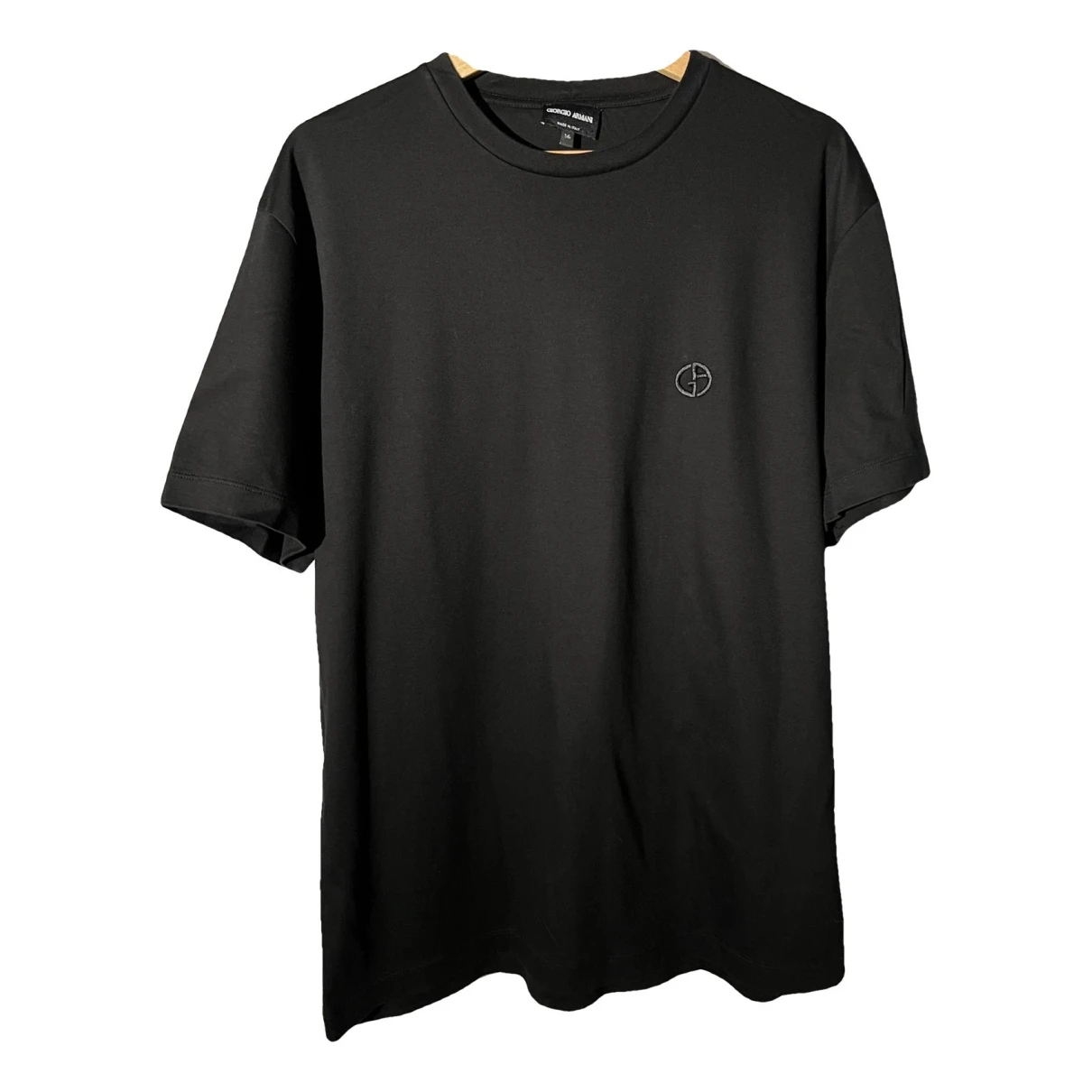Pre-owned Giorgio Armani T-shirt In Black