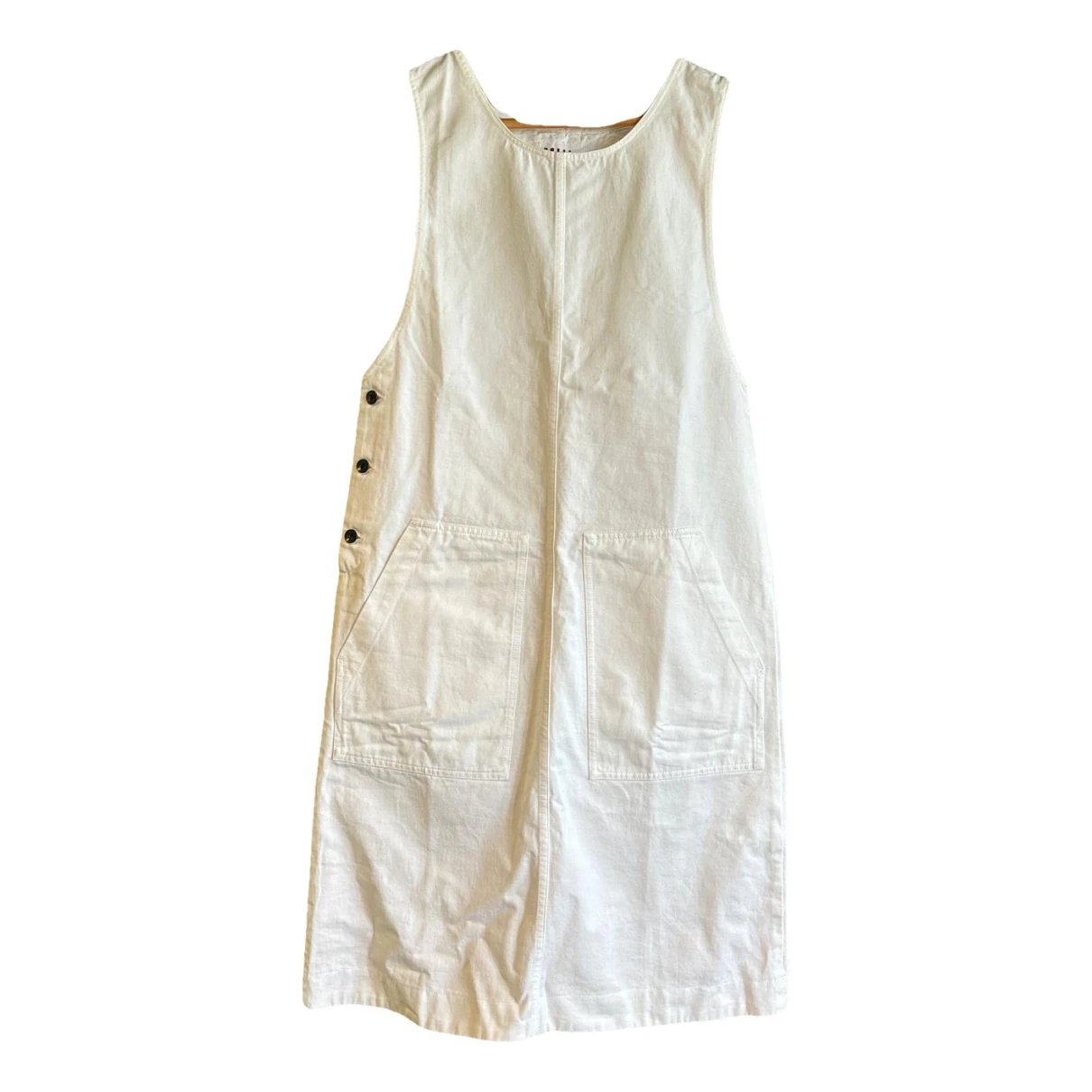 Pre-owned Margaret Howell Maxi Dress In White