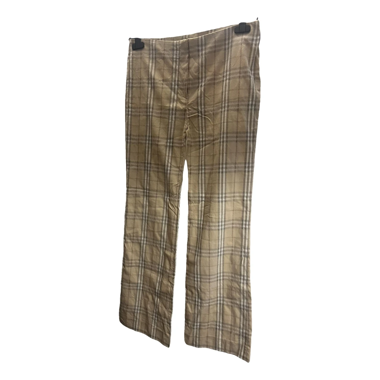 Pre-owned Burberry Straight Pants In Multicolour