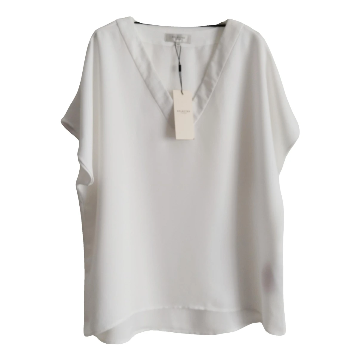 Pre-owned Selected Blouse In White
