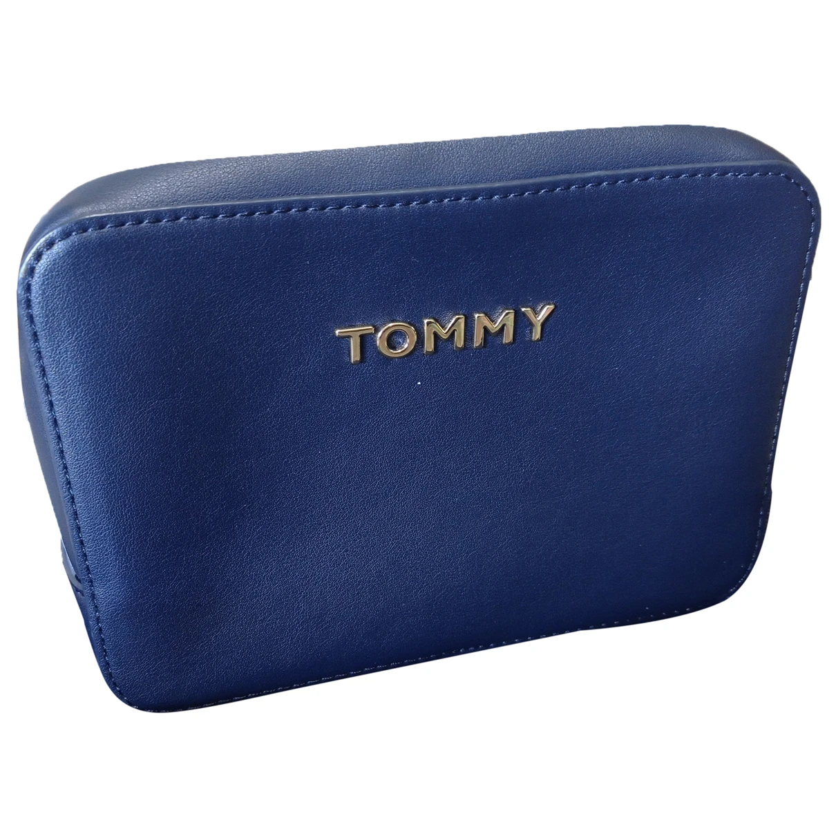 Pre-owned Tommy Hilfiger Clutch Bag In Blue