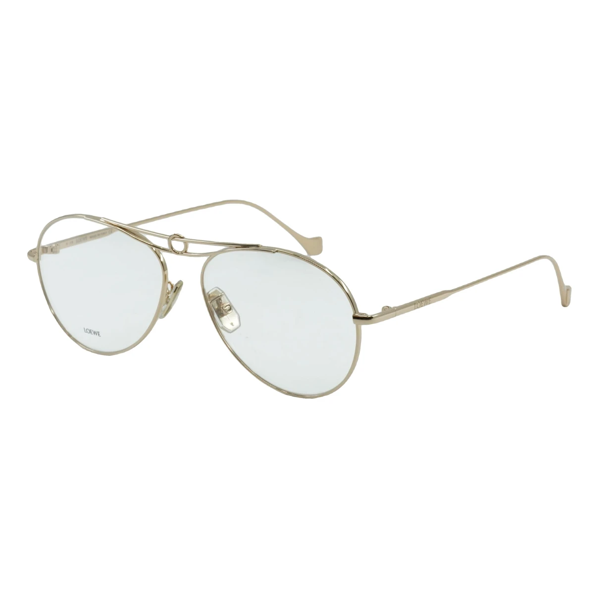 Pre-owned Loewe Sunglasses In Gold