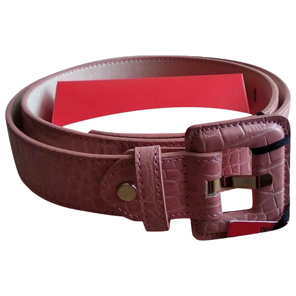 Pre-owned Valentino By Mario Valentino Vegan Leather Belt In Other