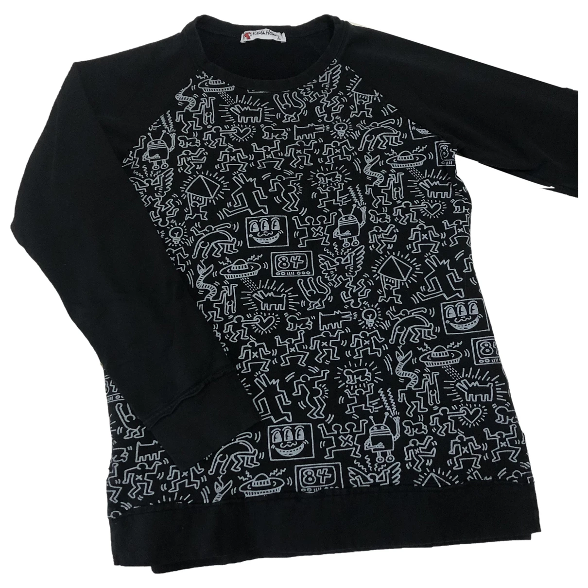 Pre-owned Keith Haring Sweatshirt In Black