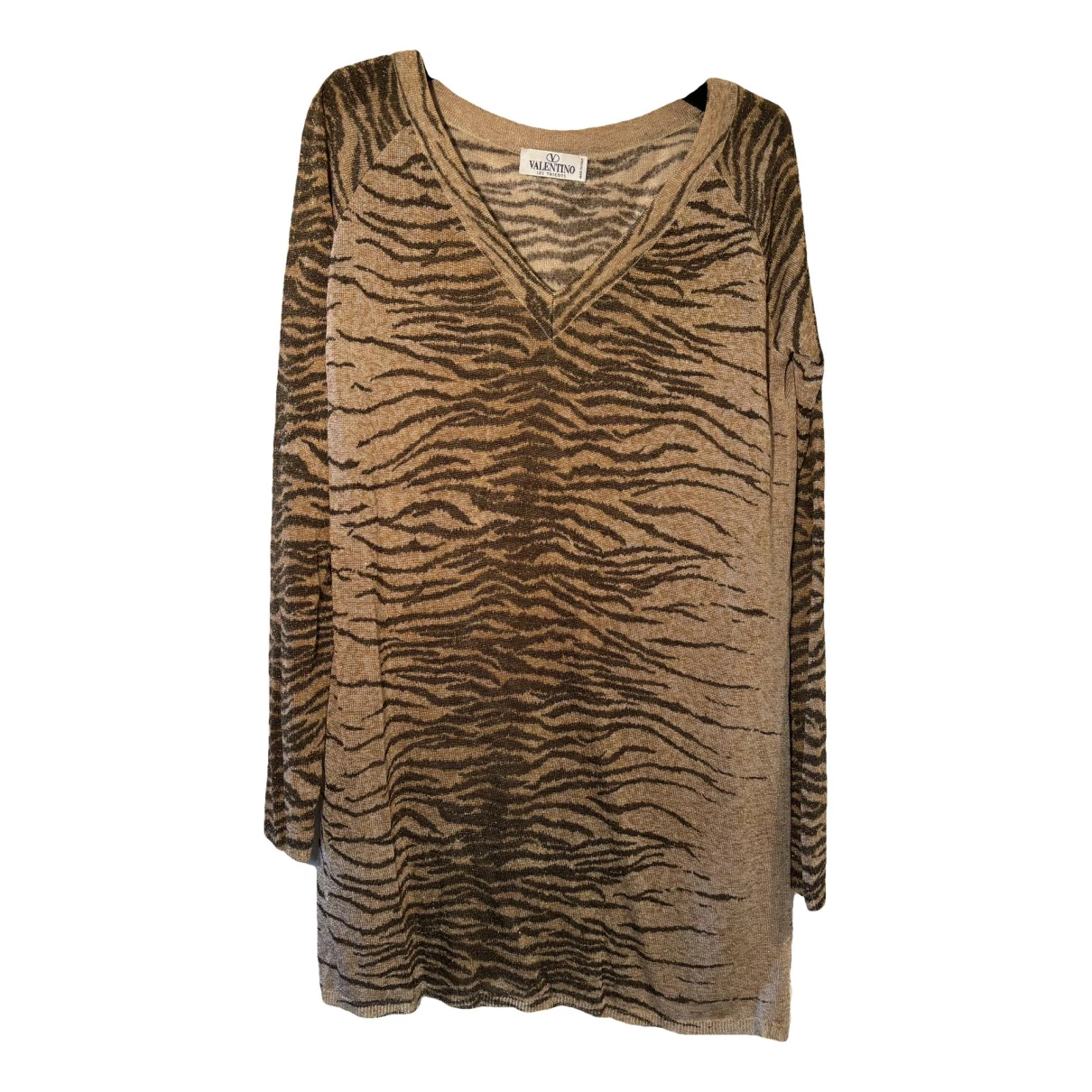 Pre-owned Valentino Tunic In Camel