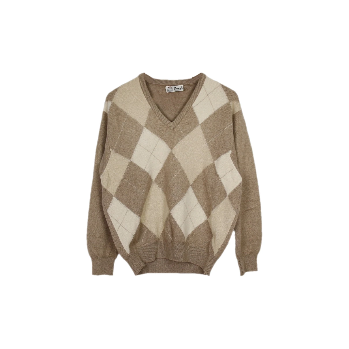 Pre-owned Pringle Of Scotland Cashmere Pull In Beige