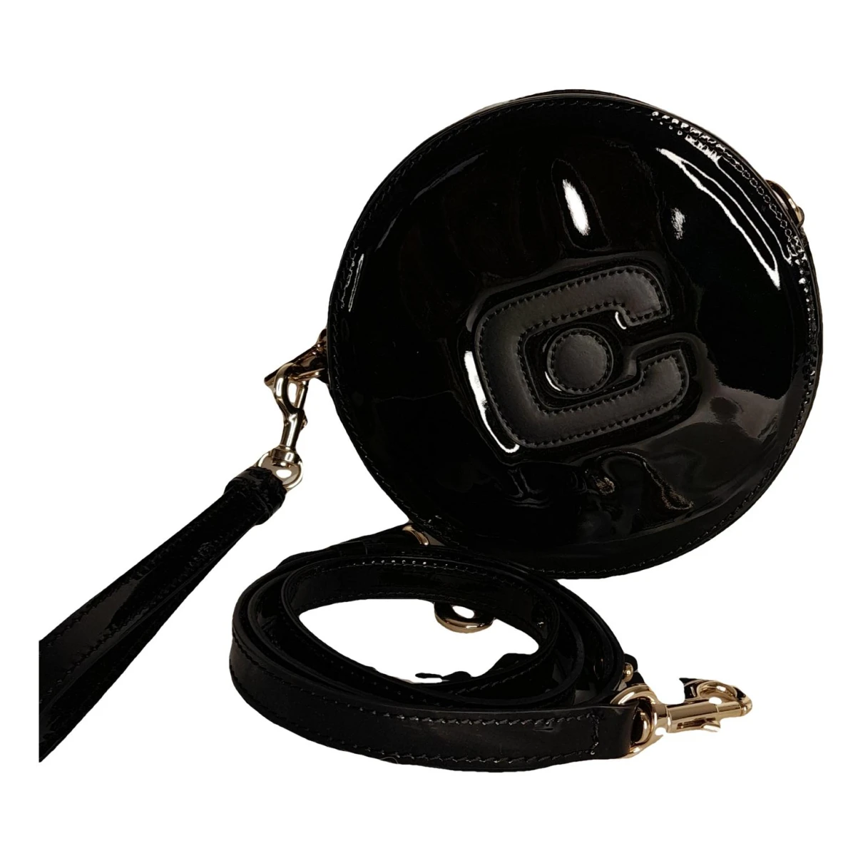 Pre-owned Carel Leather Clutch Bag In Black