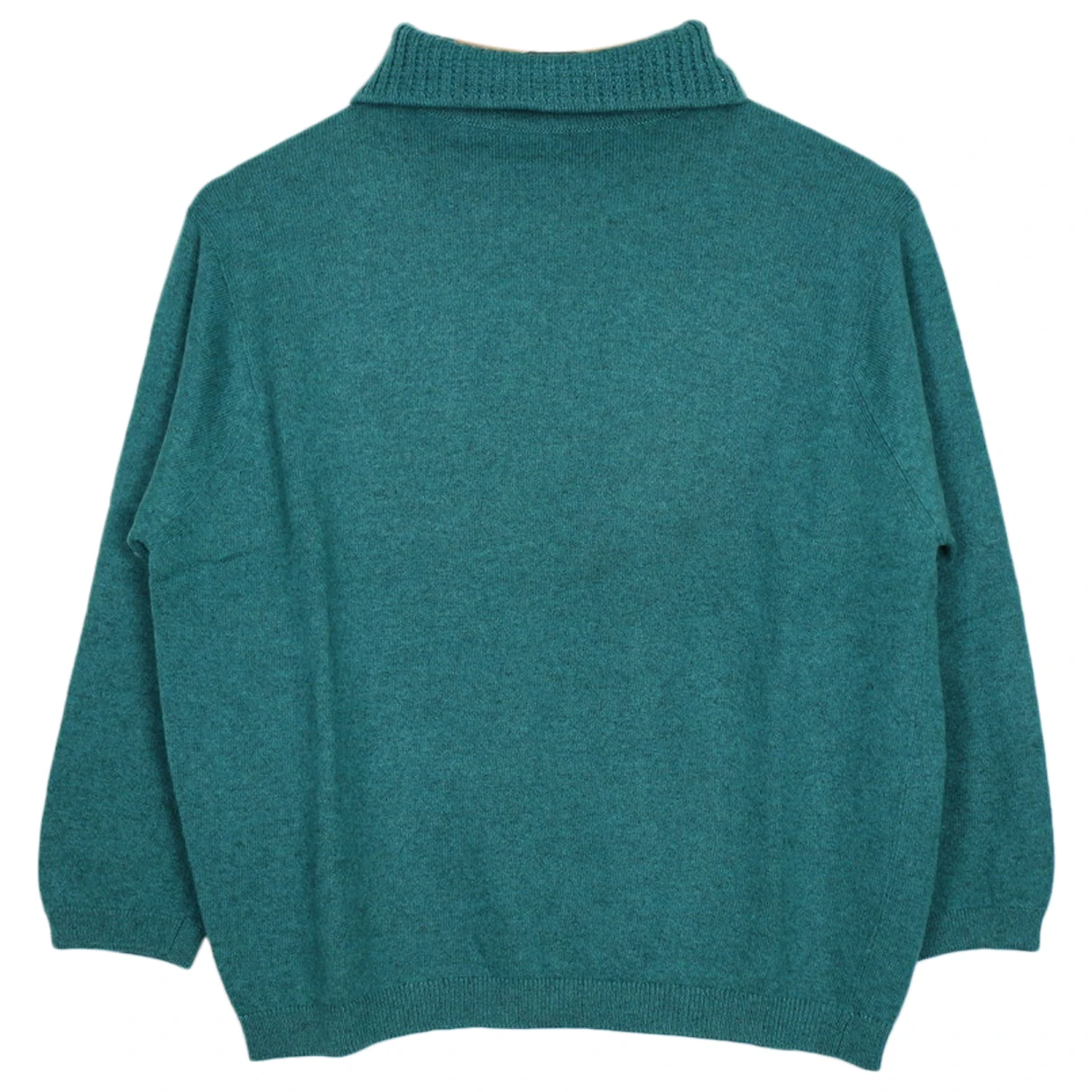 Pre-owned Ballantyne Cashmere Jumper In Turquoise