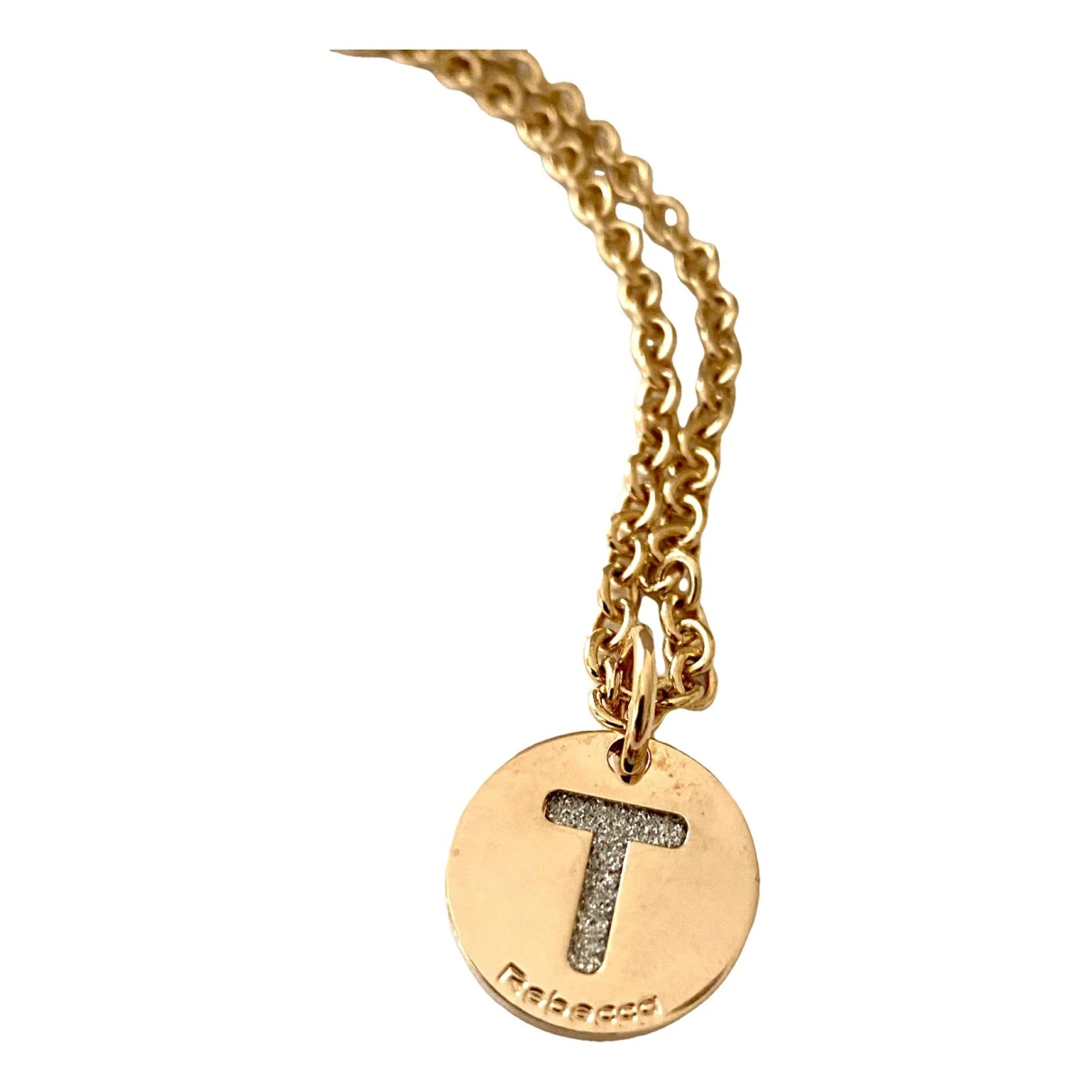 Pre-owned Rebecca Necklace In Gold