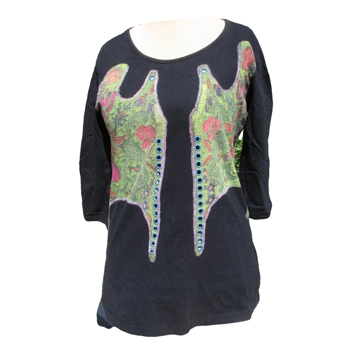Pre-owned Christian Lacroix T-shirt In Black