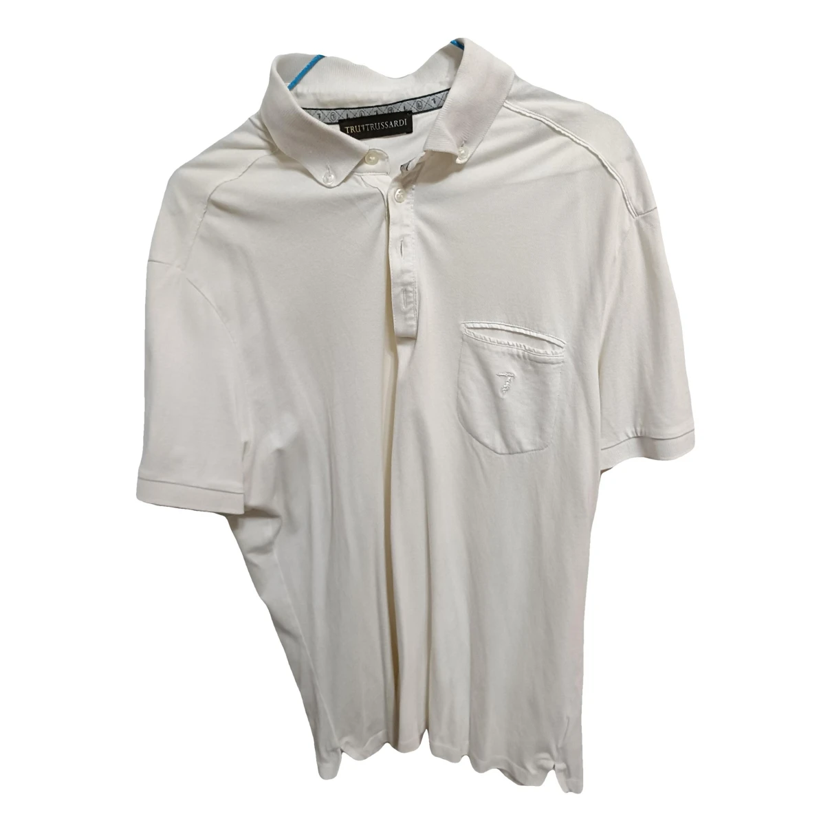 Pre-owned Trussardi Polo Shirt In White