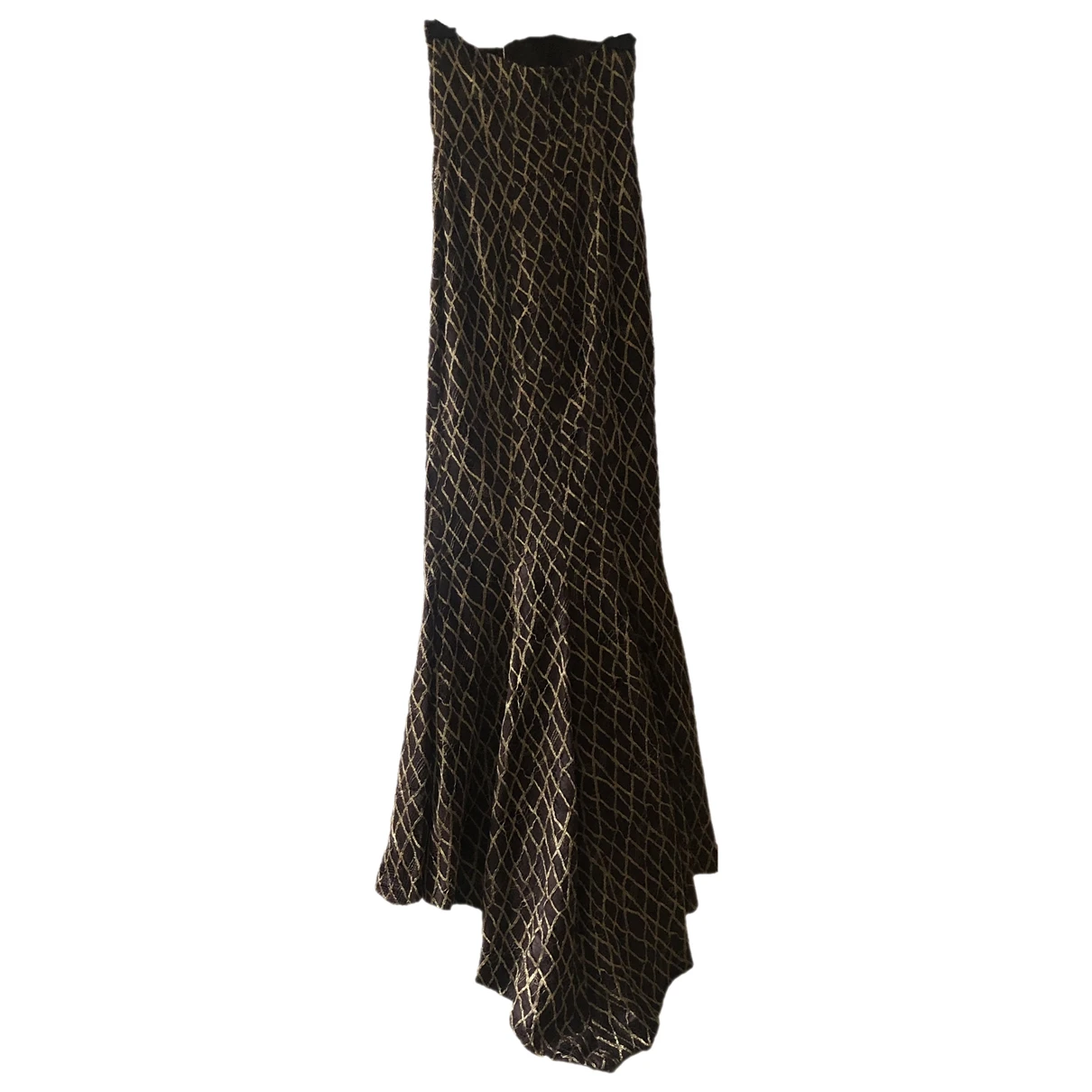 Pre-owned Emmanuelle Khanh Maxi Dress In Brown