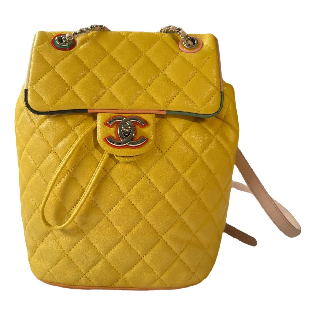 Pre-owned Chanel Urban Spirit Leather Backpack In Multicolour