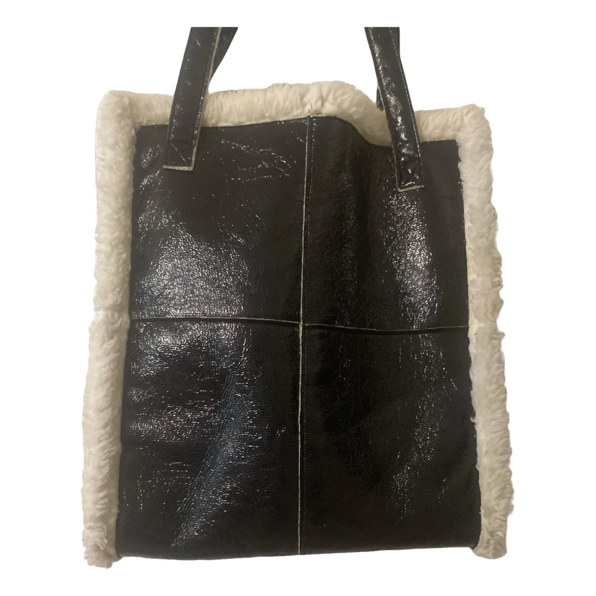 Pre-owned Mkt Studio Wool Handbag In Black