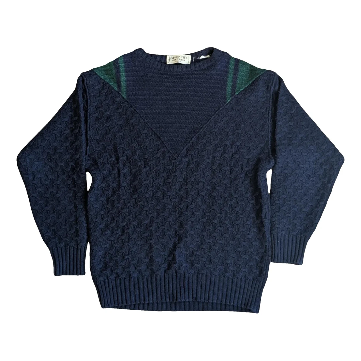 Pre-owned Givenchy Wool Pull In Navy