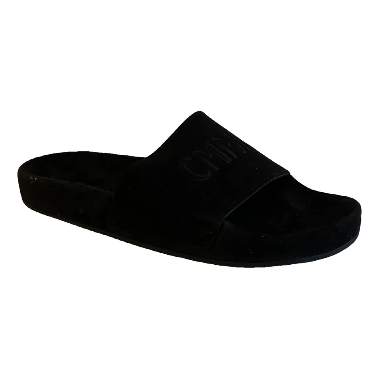 Pre-owned Cmmn Swdn Sandals In Black