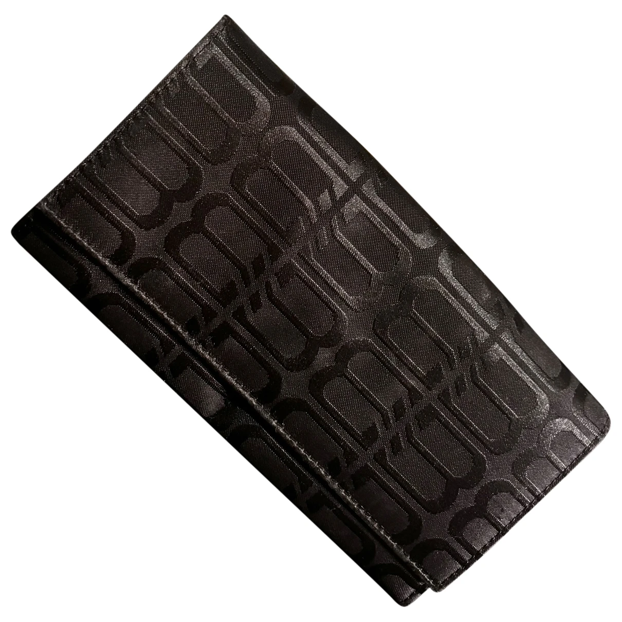 Pre-owned Balenciaga Cloth Wallet In Black