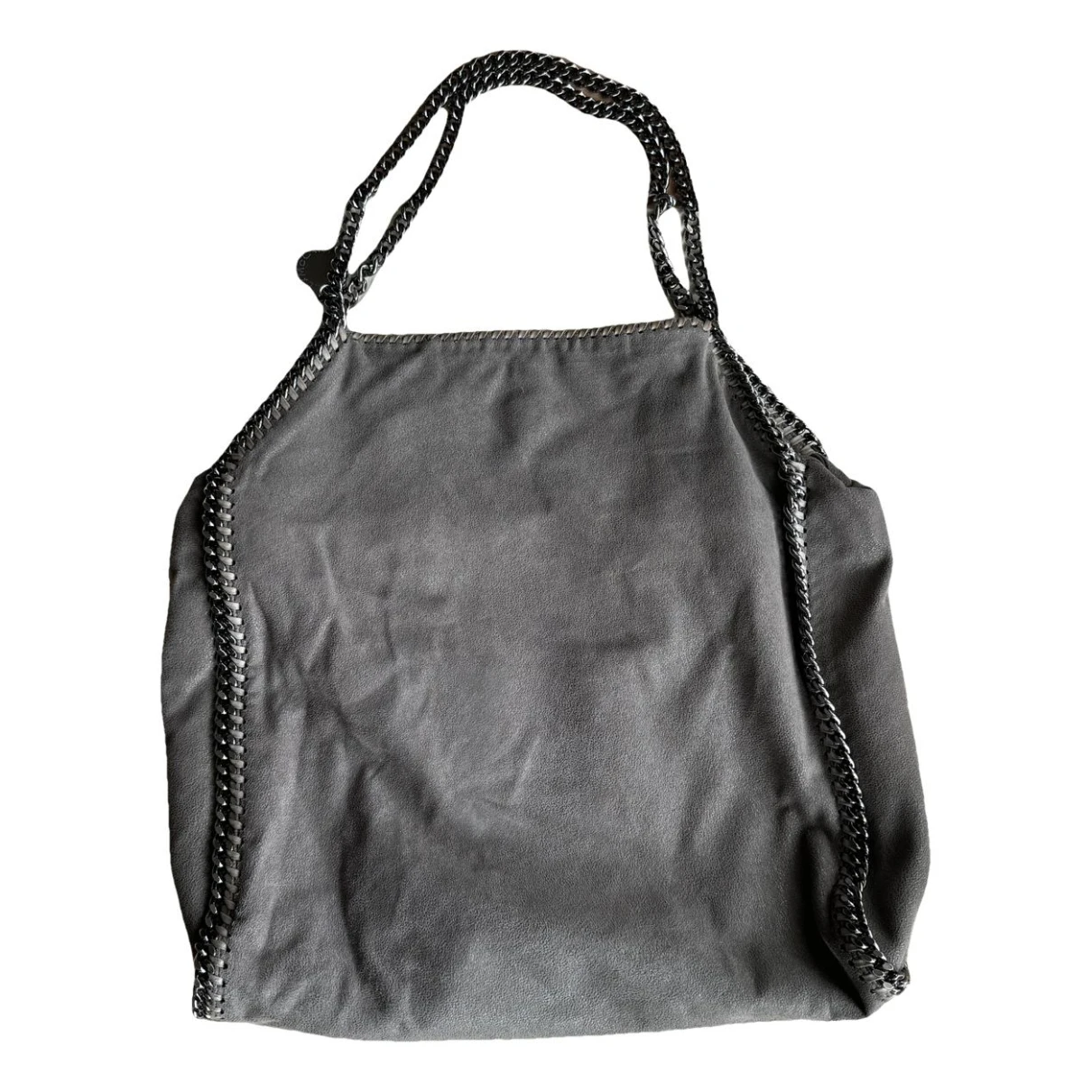 Pre-owned Stella Mccartney Falabella Leather Handbag In Grey