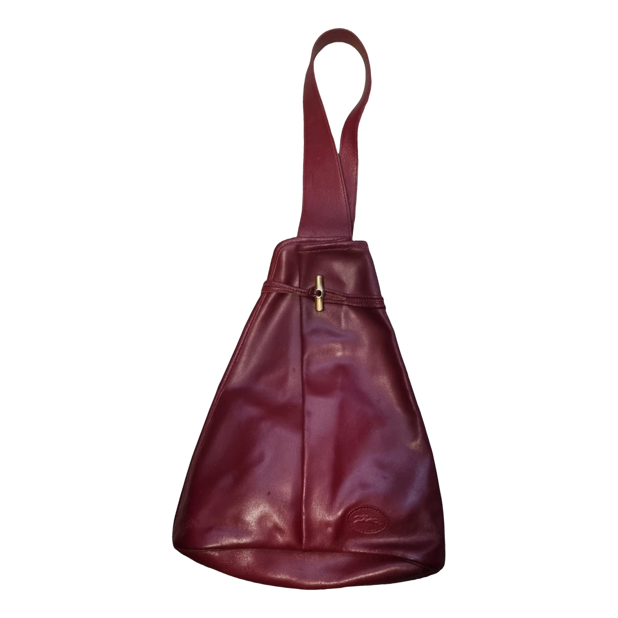 Pre-owned Longchamp Leather Handbag In Red