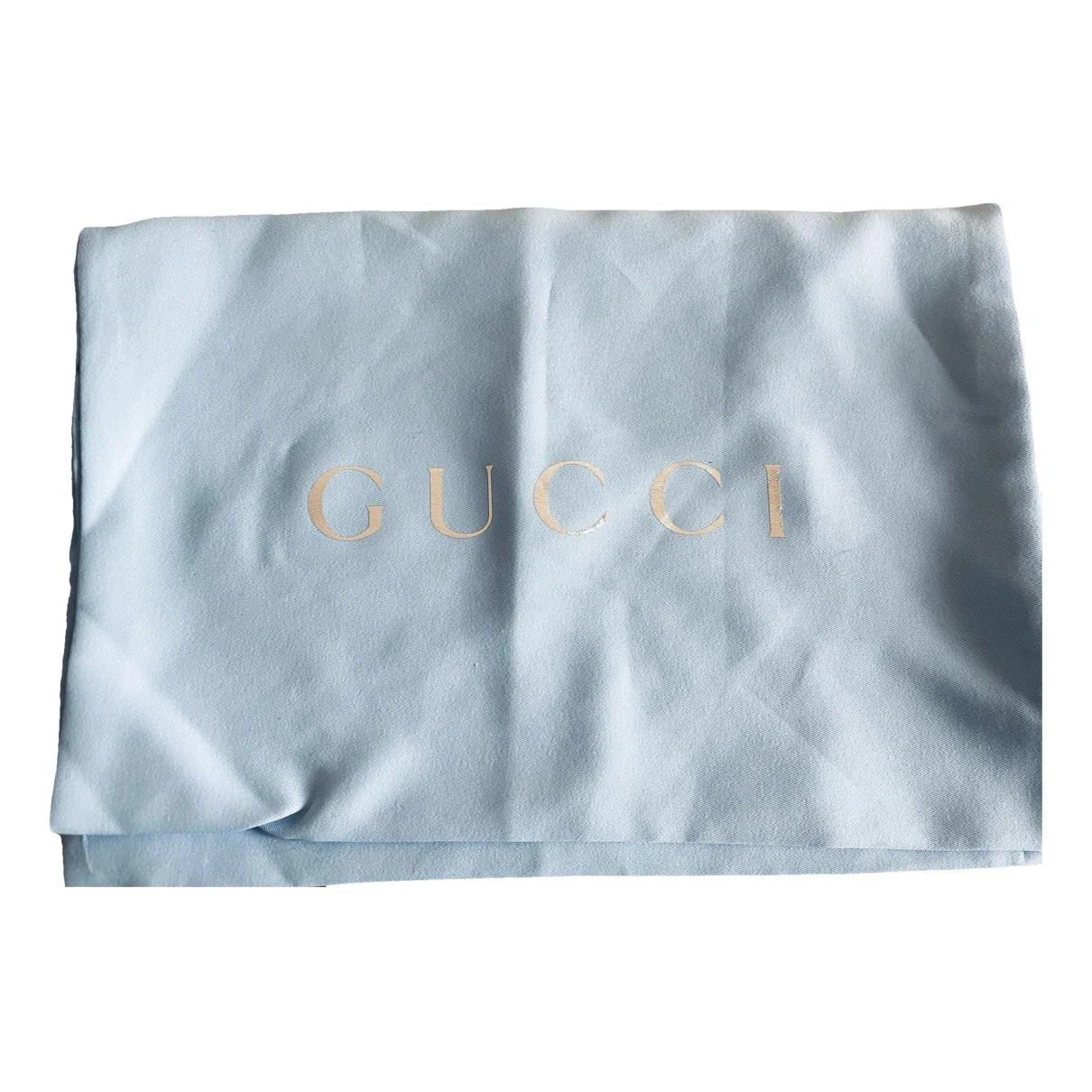 Pre-owned Gucci Silk Handkerchief In Navy
