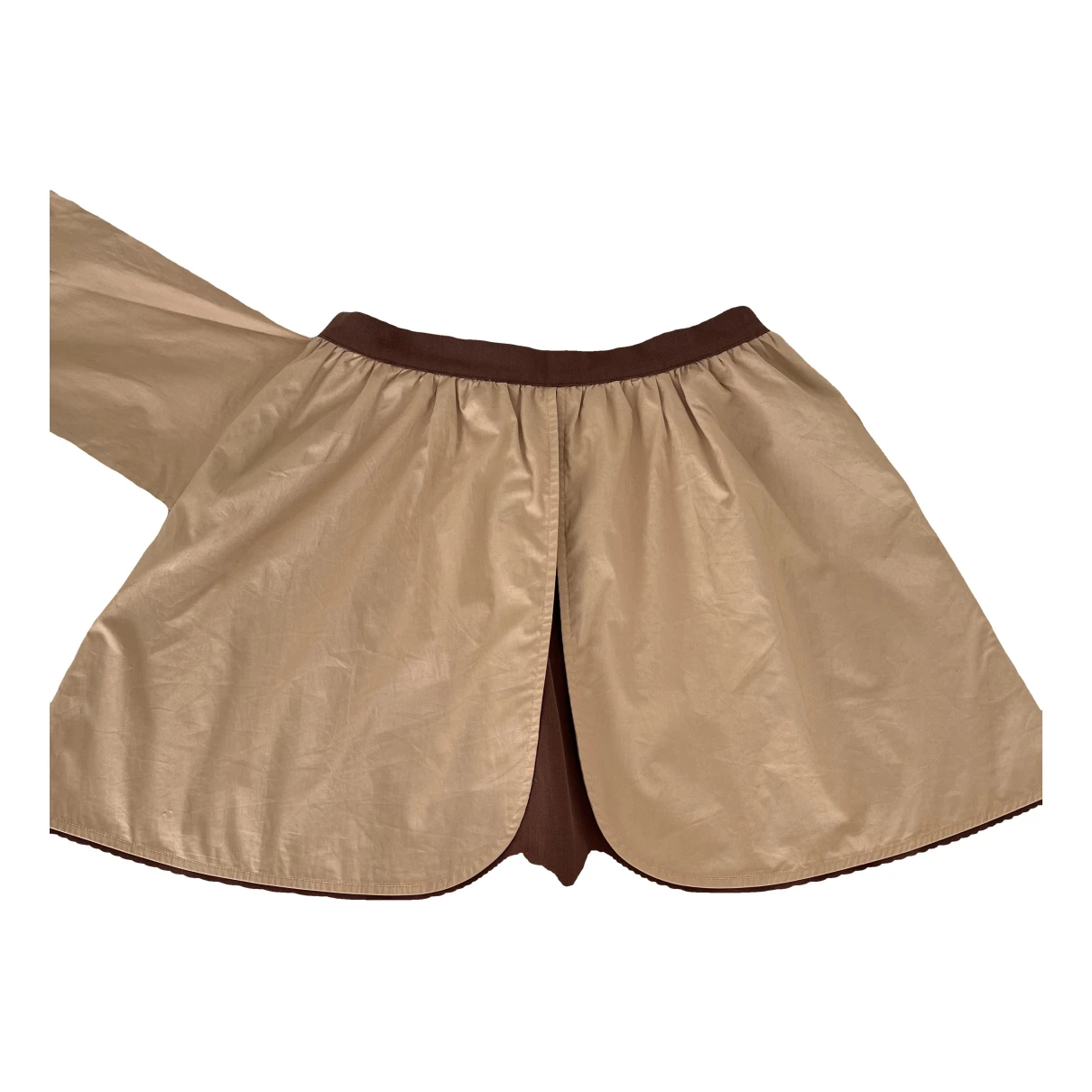 Pre-owned Vivetta Wool Mini Skirt In Brown