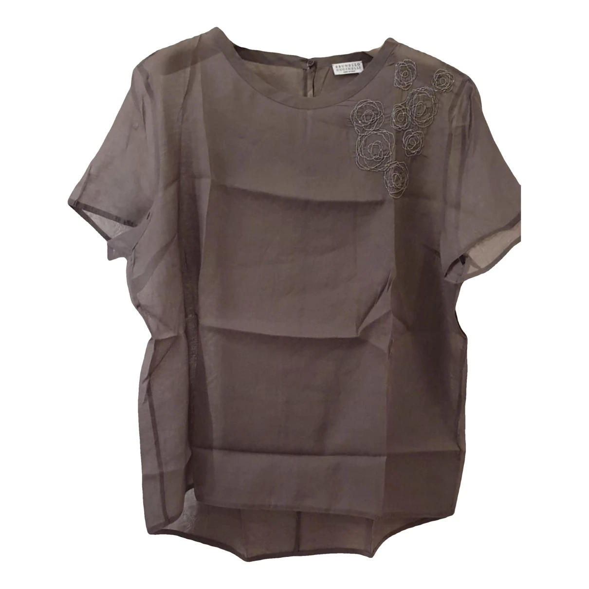 Pre-owned Brunello Cucinelli T-shirt In Brown