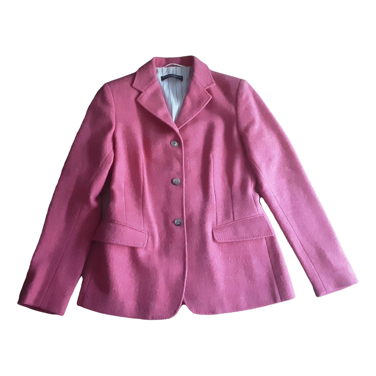 Pre-owned Dolce & Gabbana Wool Blazer In Pink