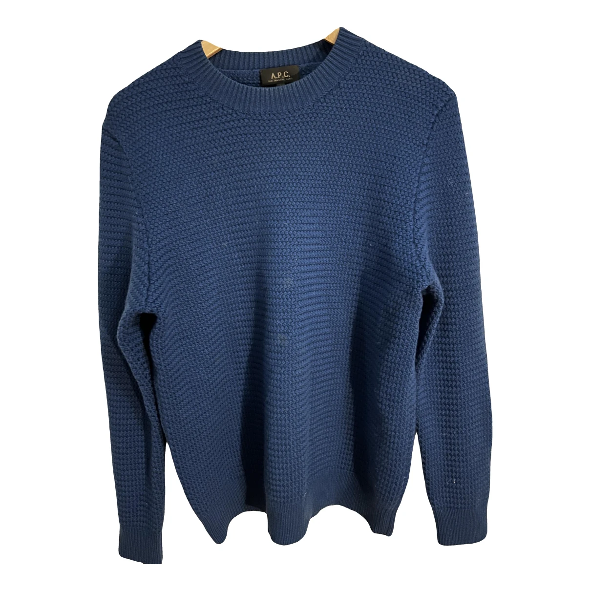 Pre-owned Apc Wool Sweatshirt In Blue