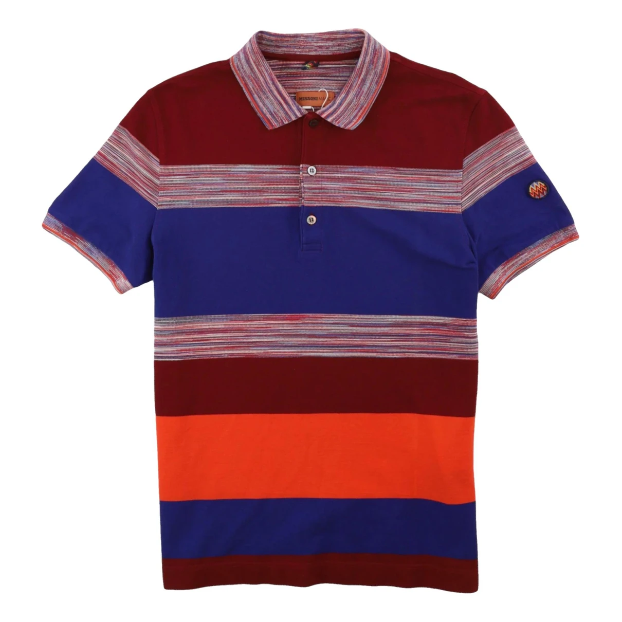 Pre-owned Missoni Polo Shirt In Burgundy