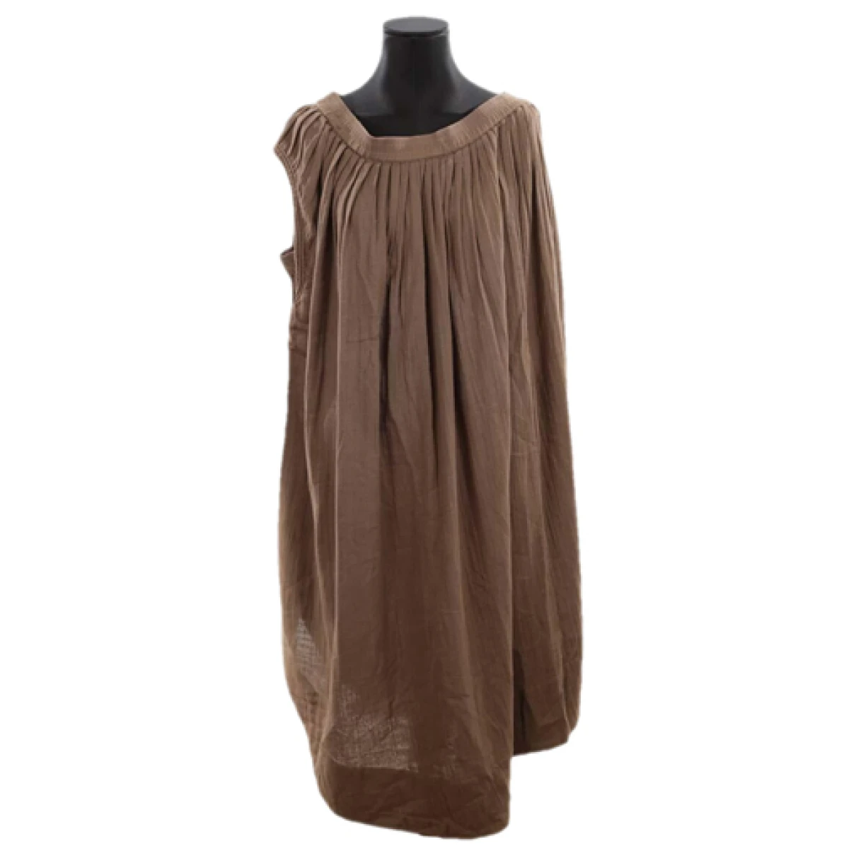 Pre-owned Laurence Bras Mid-length Dress In Brown
