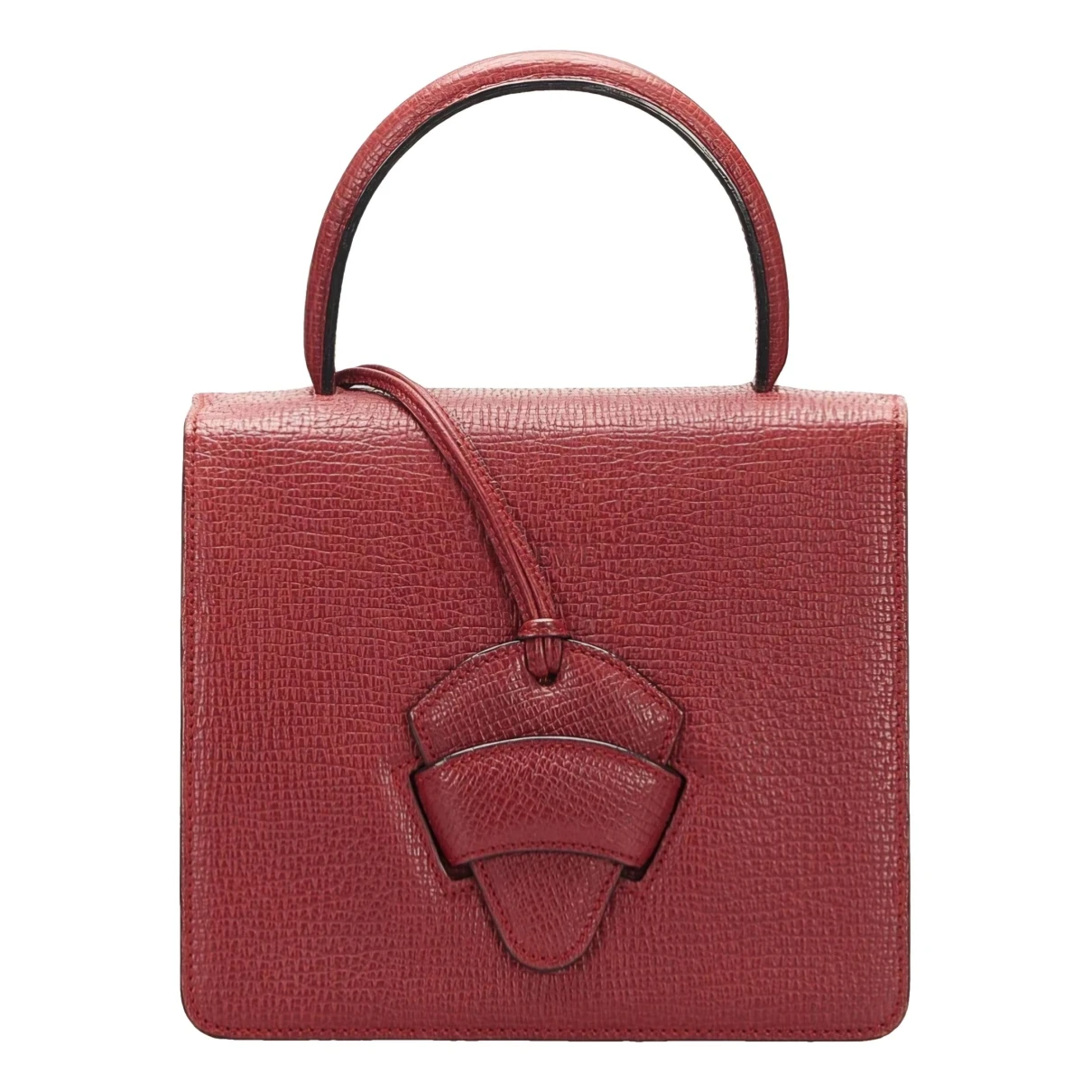 Pre-owned Loewe Barcelona Leather Handbag In Red