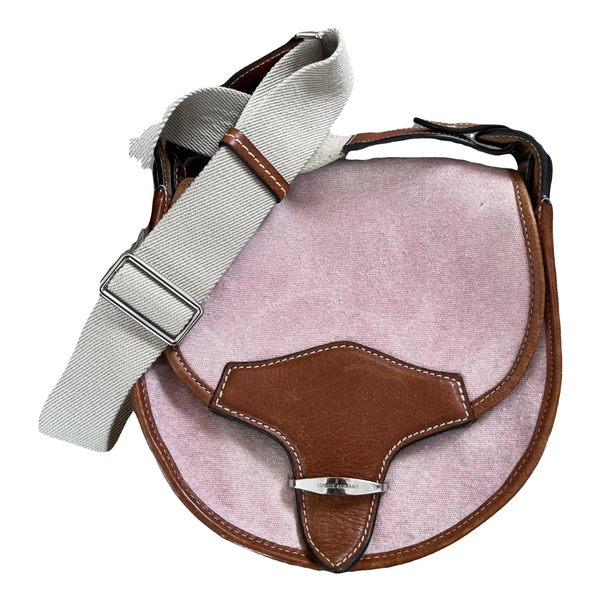 Pre-owned Isabel Marant Leather Crossbody Bag In Pink