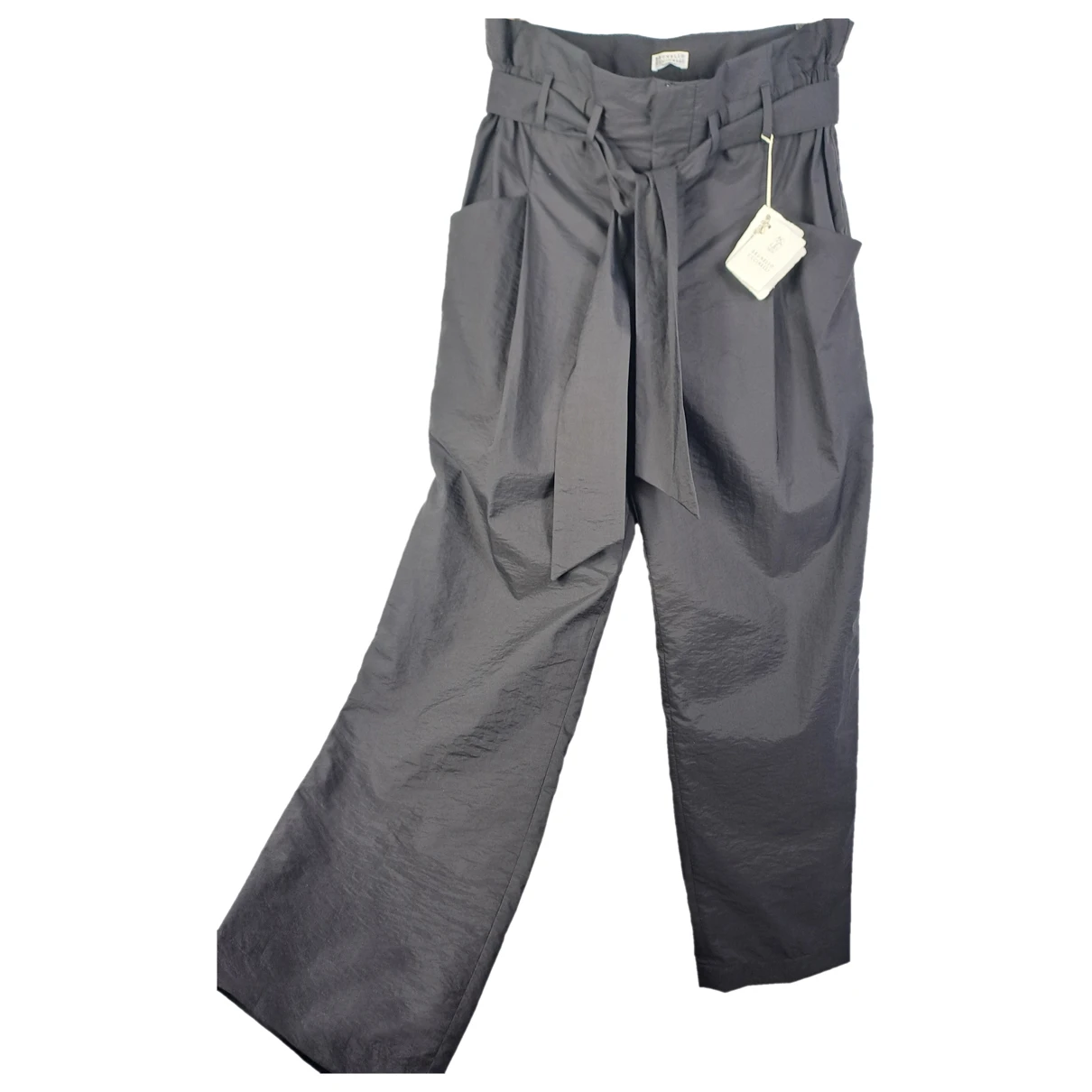 Pre-owned Brunello Cucinelli Large Pants In Black