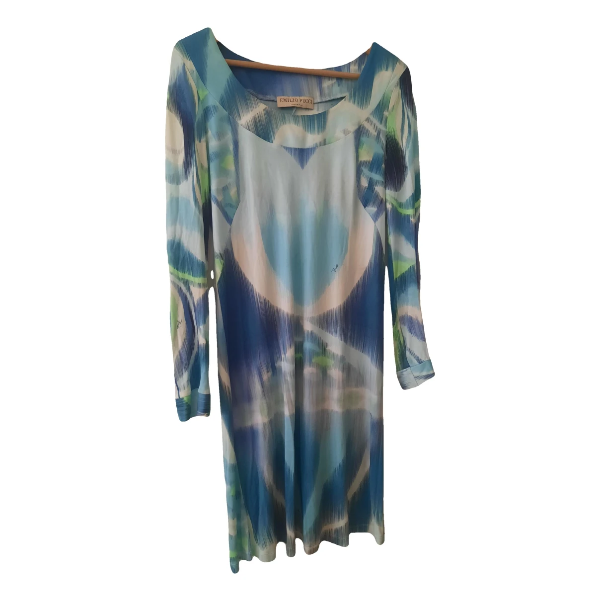 Pre-owned Emilio Pucci Mid-length Dress In Navy