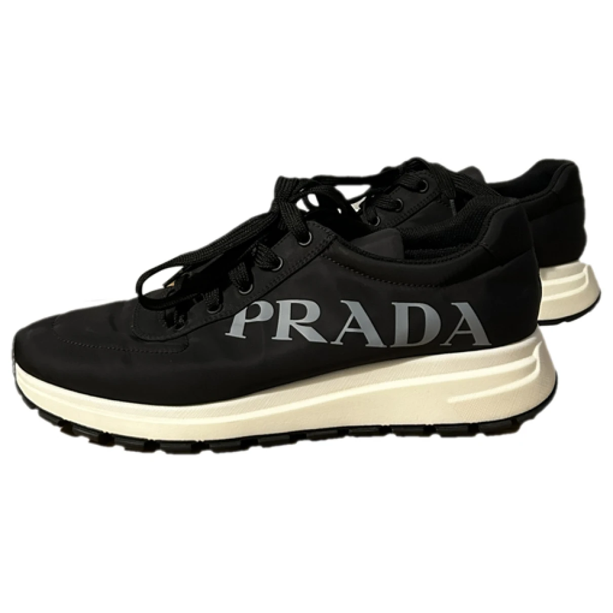 Pre-owned Prada Cloth Low Trainers In Other