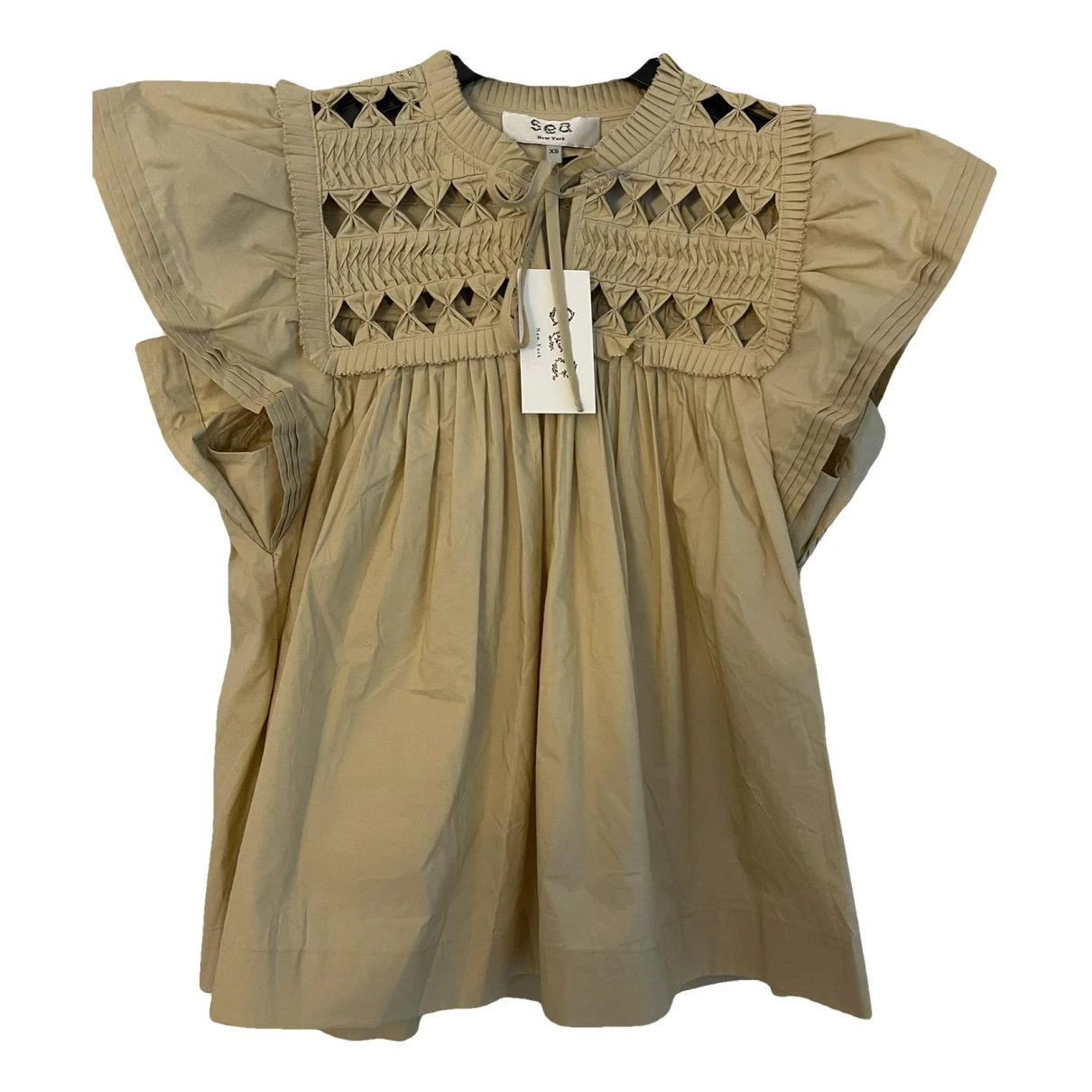 Pre-owned Sea New York Blouse In Beige