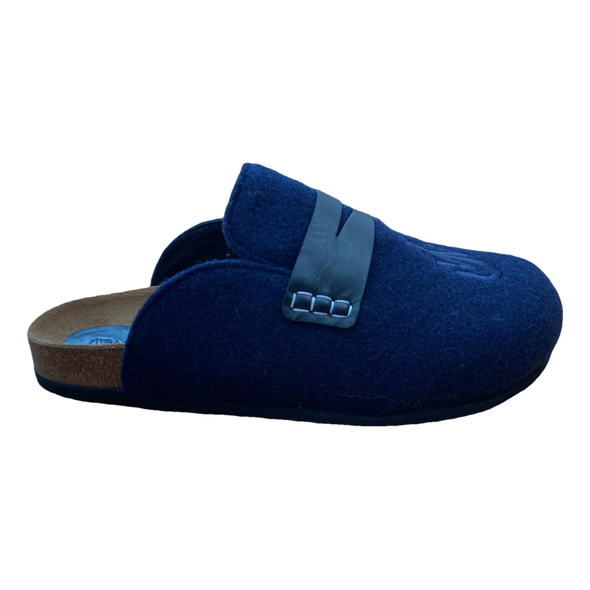 Pre-owned Jw Anderson Cloth Flats In Blue