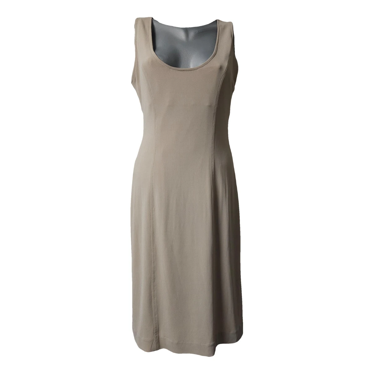 Pre-owned Compagnia Italiana Mid-length Dress In Beige