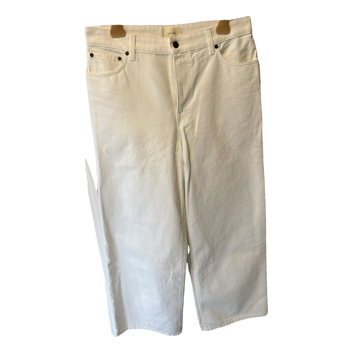Pre-owned The Row Large Jeans In White
