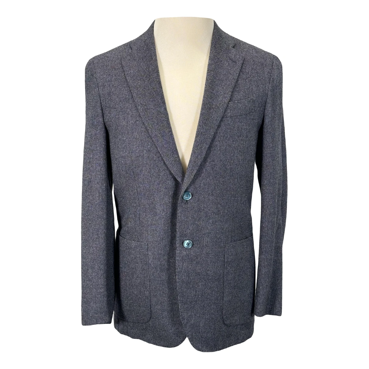 Pre-owned Kiton Cashmere Jacket In Grey