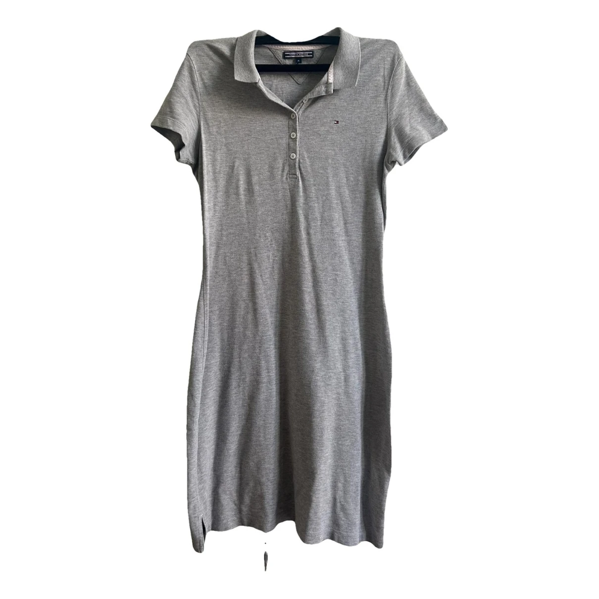 Pre-owned Tommy Hilfiger Mid-length Dress In Grey